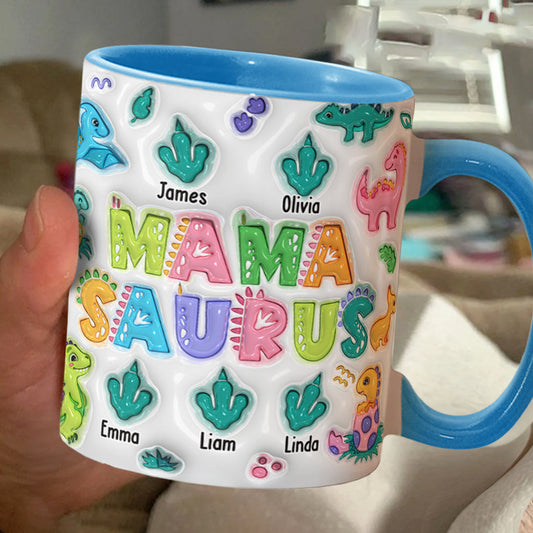 Mamasaurus - Personalisierte Tasse mit Muttermotiv