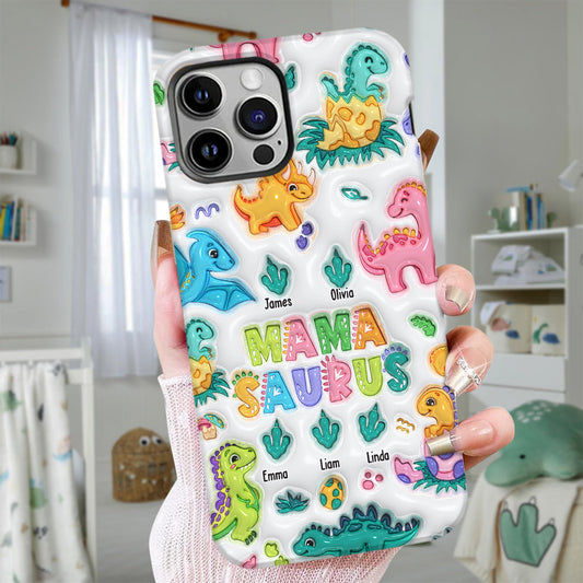 Mamasaurus – Personalisierte Handyhülle mit Muttermotiv