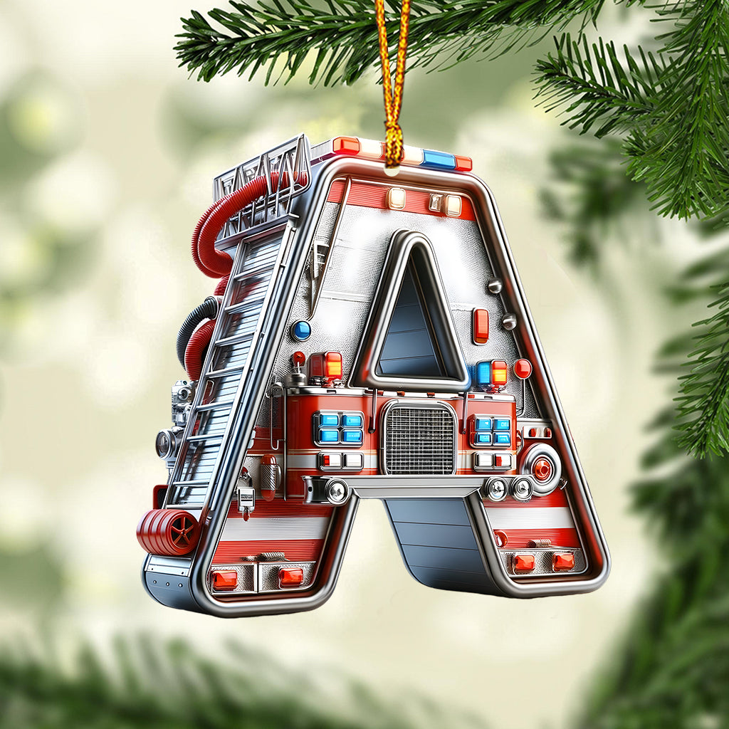 Feuerwehr-Alphabet – Personalisierter Kinderschmuck