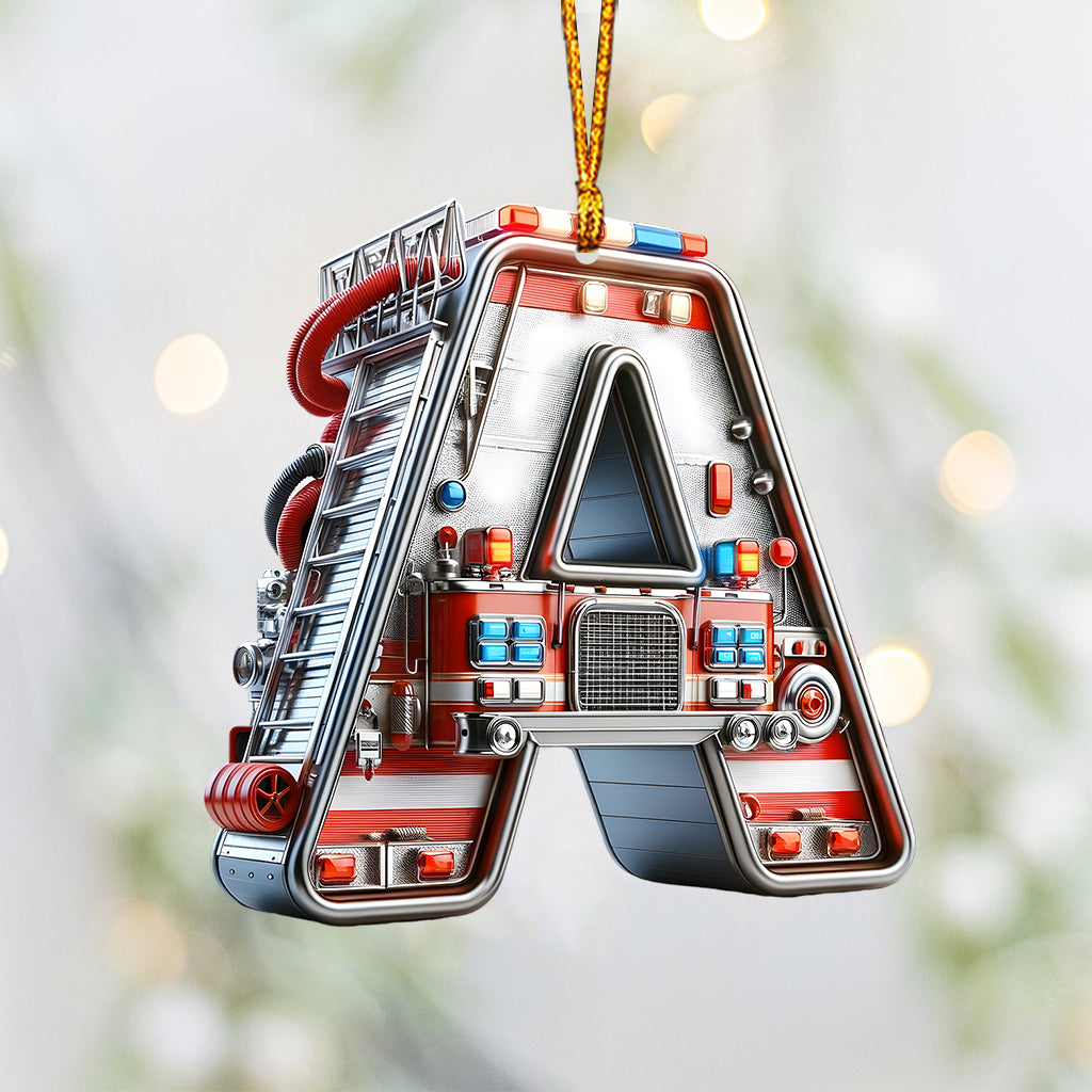 Feuerwehr-Alphabet – Personalisierter Kinderschmuck