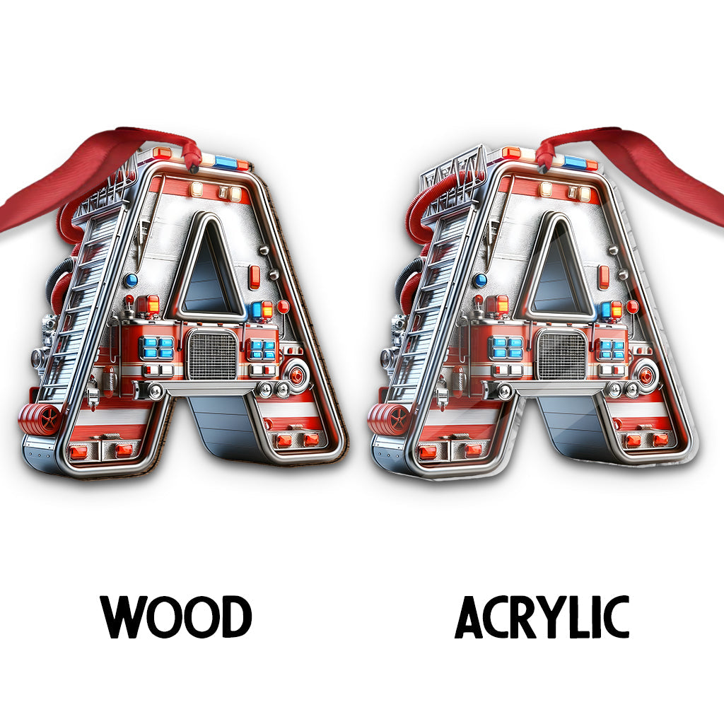 Feuerwehr-Alphabet – Personalisierter Kinderschmuck