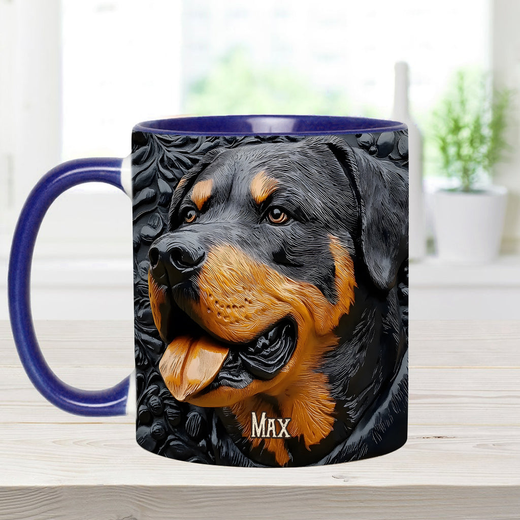 My Friend - Personalized Dog Accent Mug