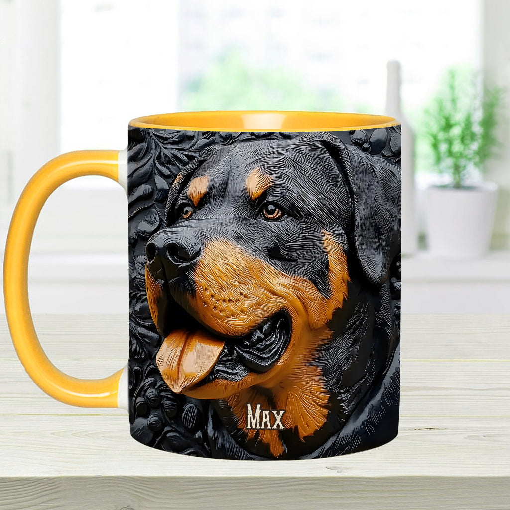 My Friend - Personalized Dog Accent Mug
