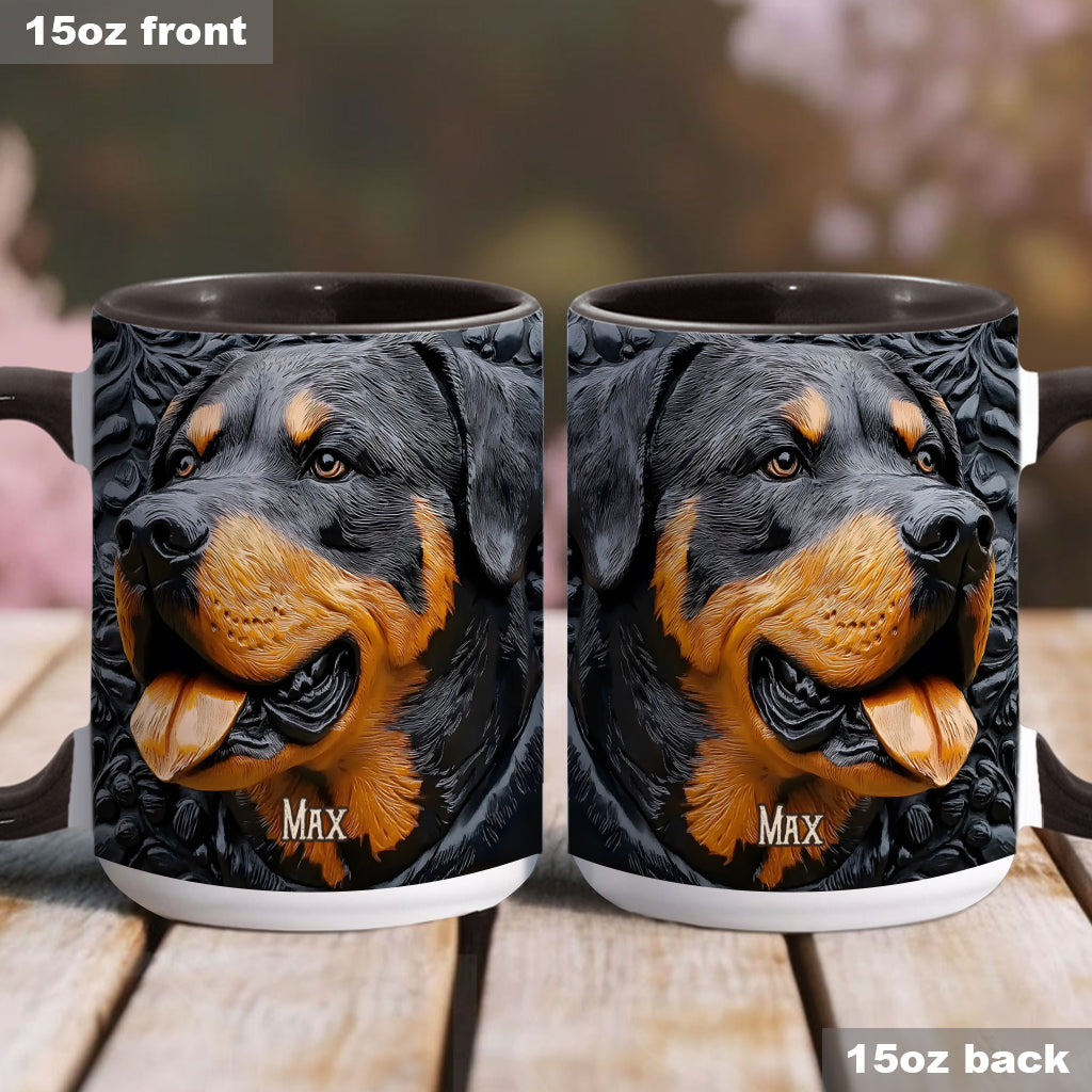 My Friend - Personalized Dog Accent Mug