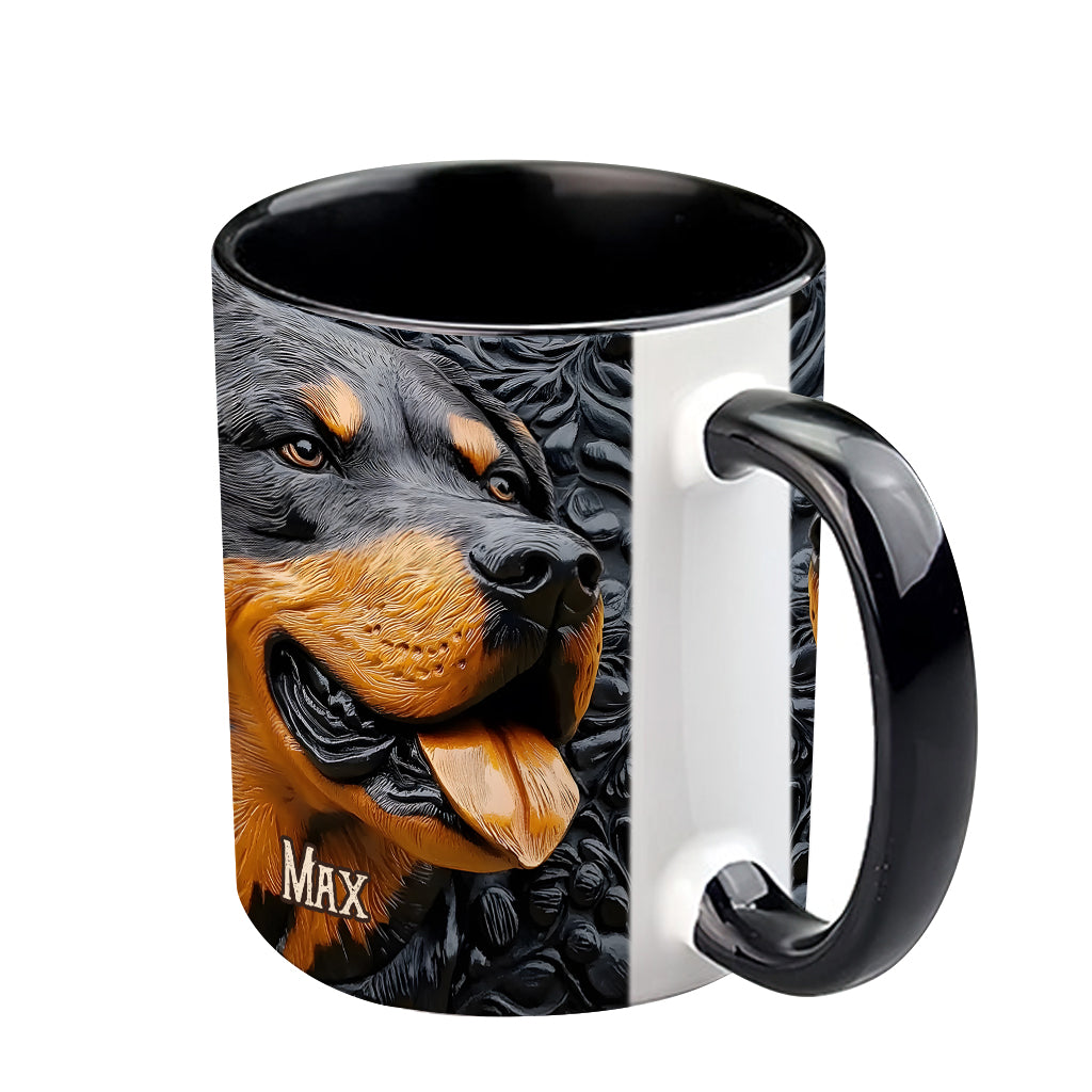 My Friend - Personalized Dog Accent Mug