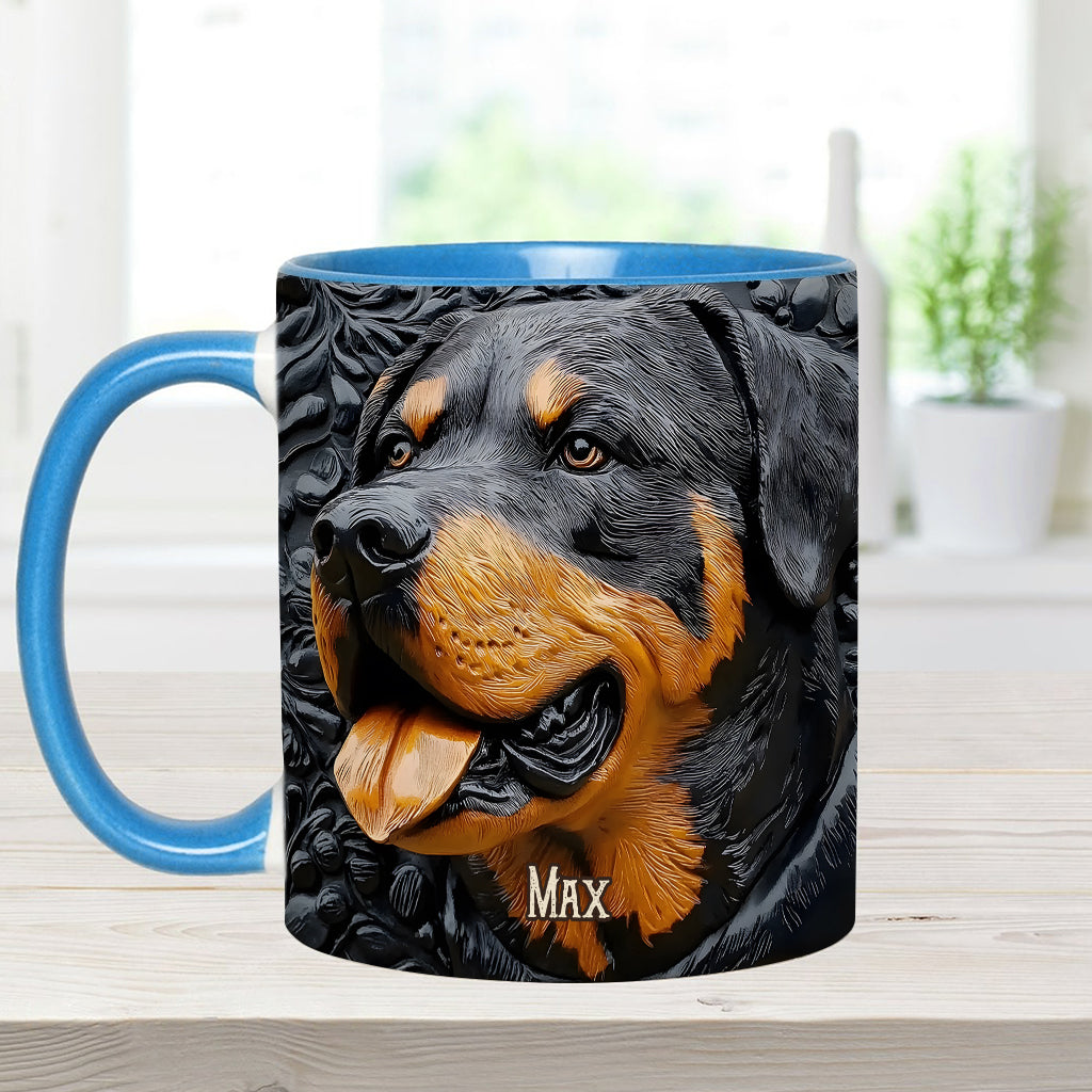 My Friend - Personalized Dog Accent Mug