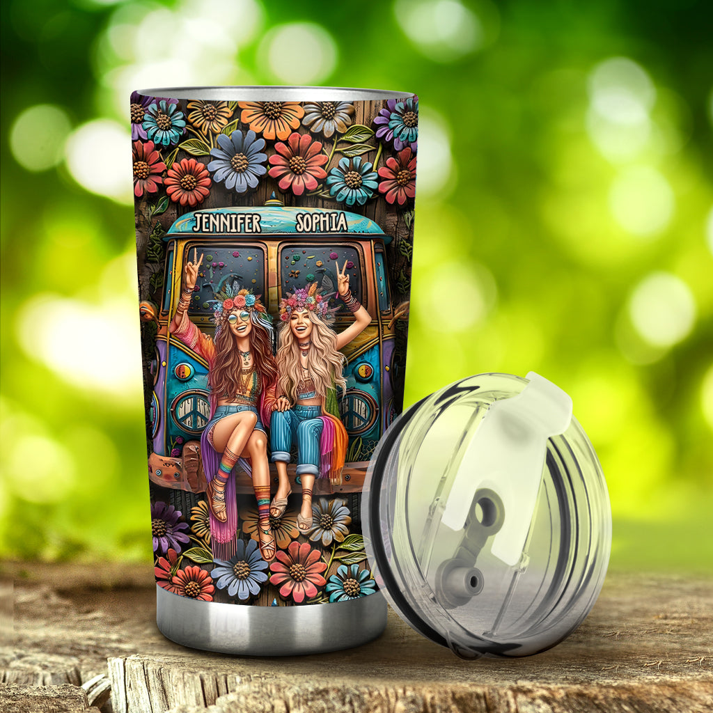 Weil du mich ein bisschen lauter lachen lässt – personalisierter Hippie-Becher