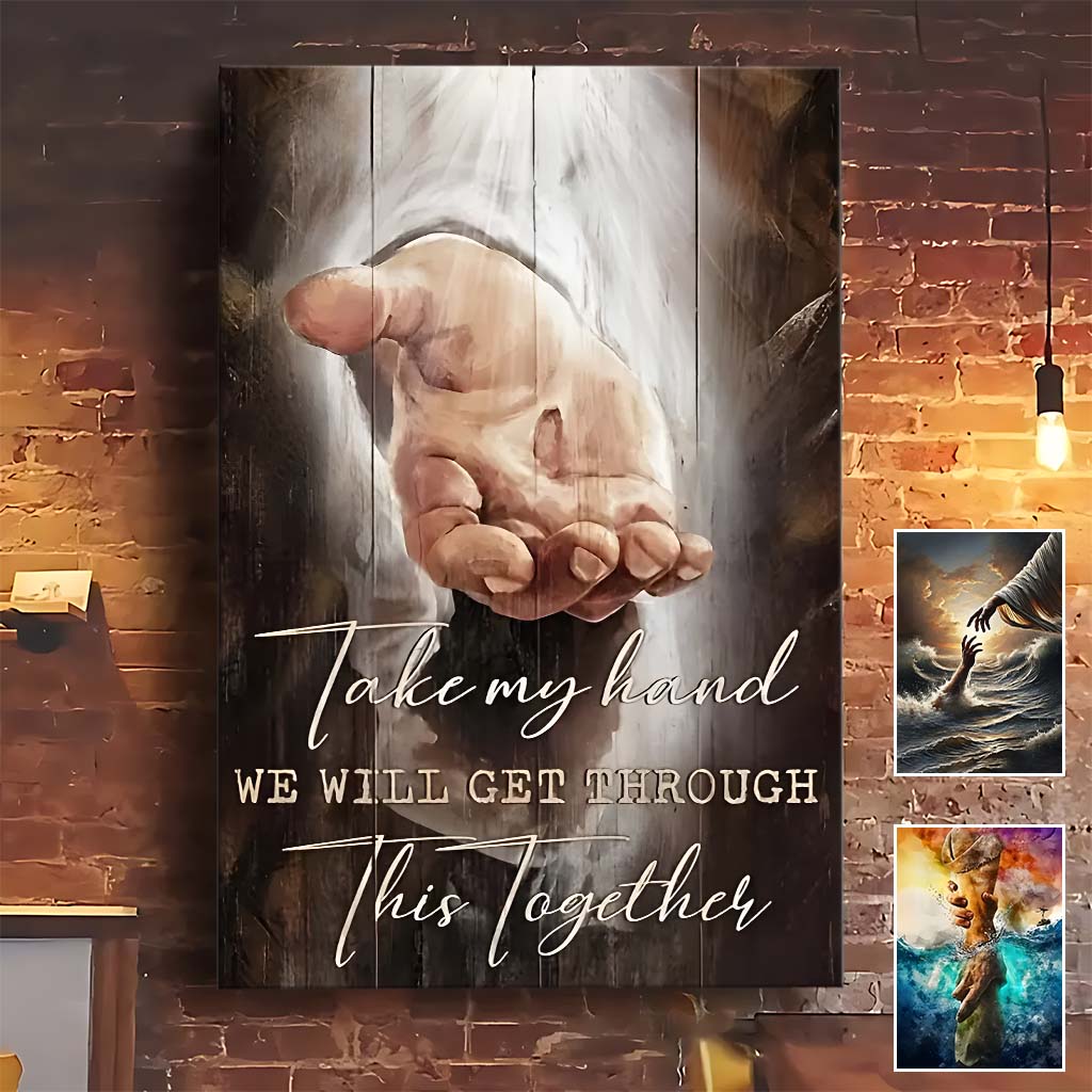 Wir werden es schaffen – Personalisierte christliche Leinwand und Poster