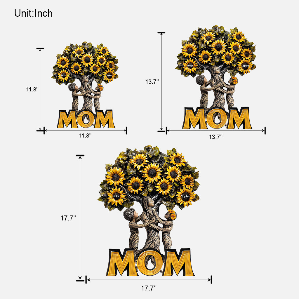 Beste Mama aller Zeiten – Personalisiertes Holzschild „Mutter“ in individueller Form