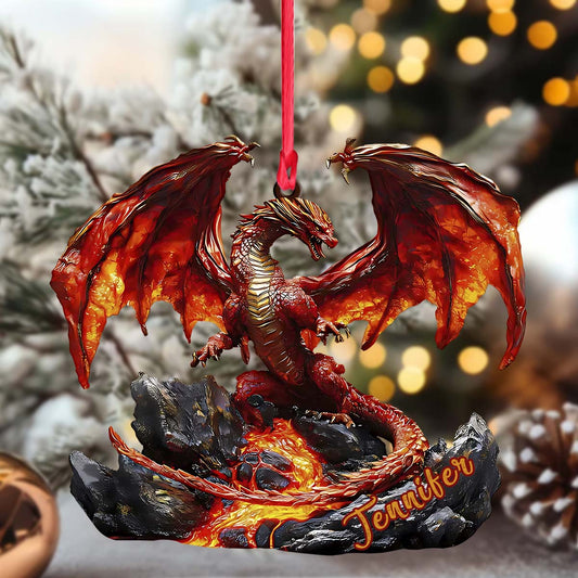 Feuerdrache – Personalisierter Drachenschmuck