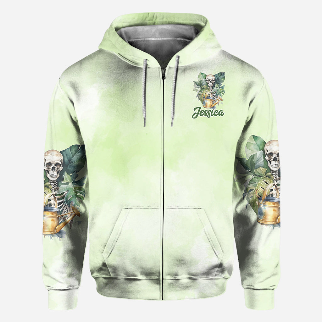 Ich gärtnere, damit ich niemanden ersticke – personalisiertes Garten-T-Shirt