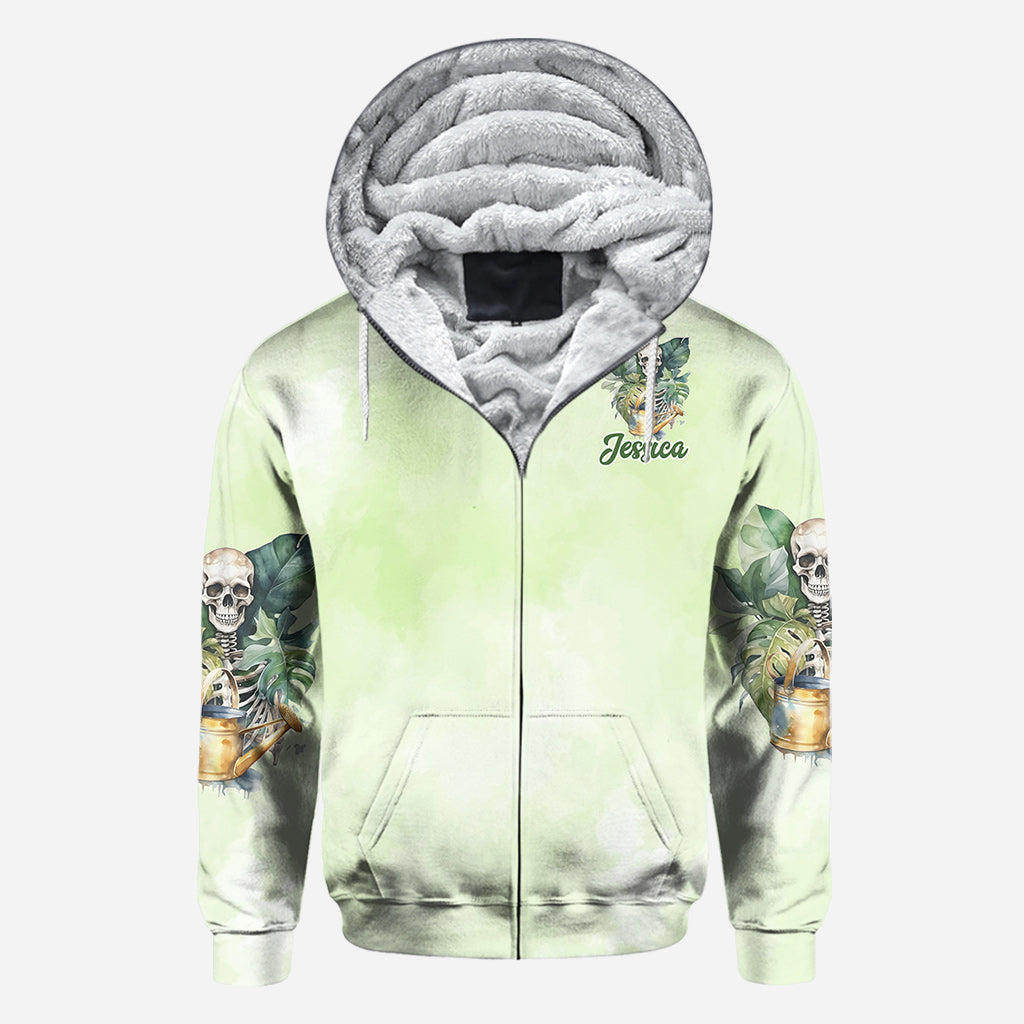 Ich gärtnere, damit ich niemanden ersticke – personalisiertes Garten-T-Shirt