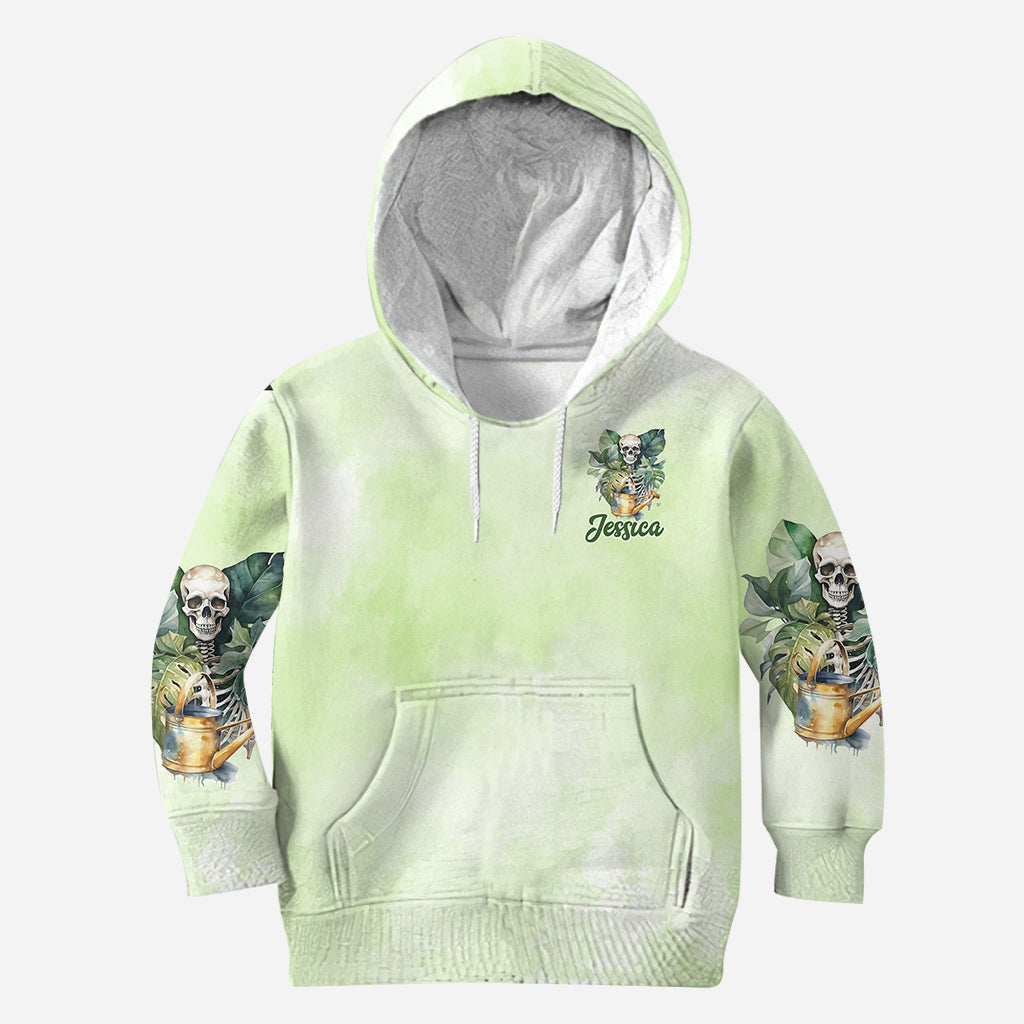 Ich gärtnere, damit ich niemanden ersticke – personalisiertes Garten-T-Shirt