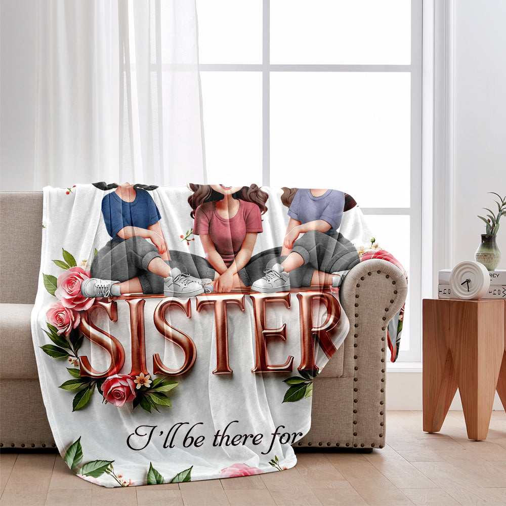 Schwestern – Personalisierte Beste-Freundinnen-Decke