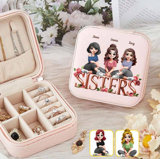 Sisters - Personalized Bestie Jewelry Box