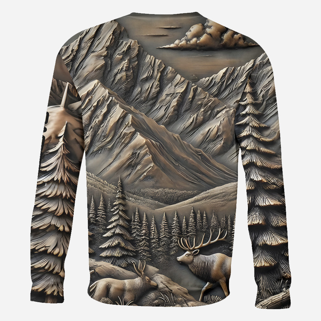 Zum Jagen geboren, zum Arbeiten gezwungen – personalisiertes Jagd-T-Shirt