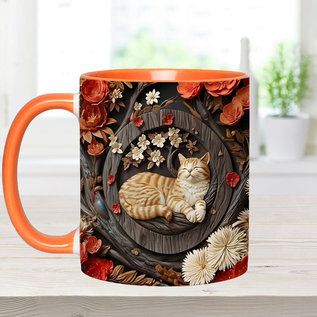 Katzenliebhaber-Tasse mit Katzenmotiv
