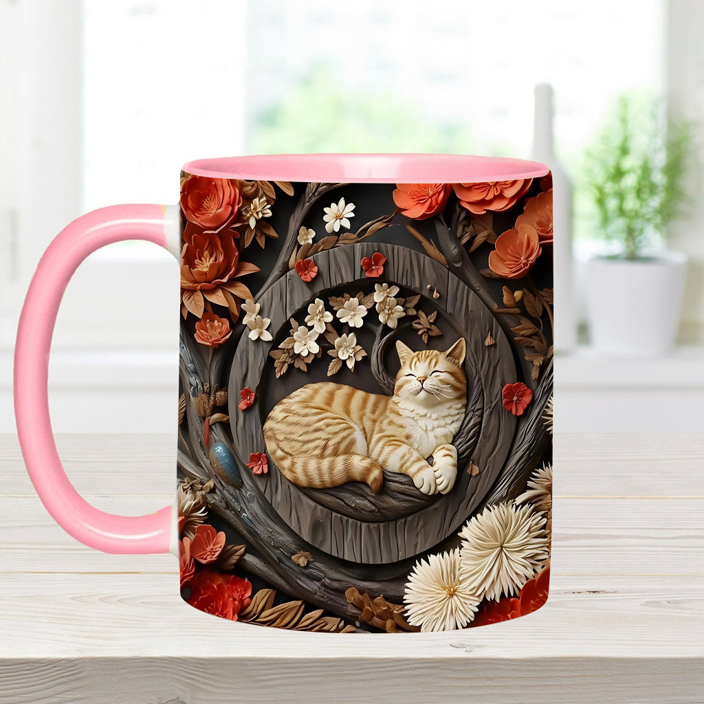 Katzenliebhaber-Tasse mit Katzenmotiv