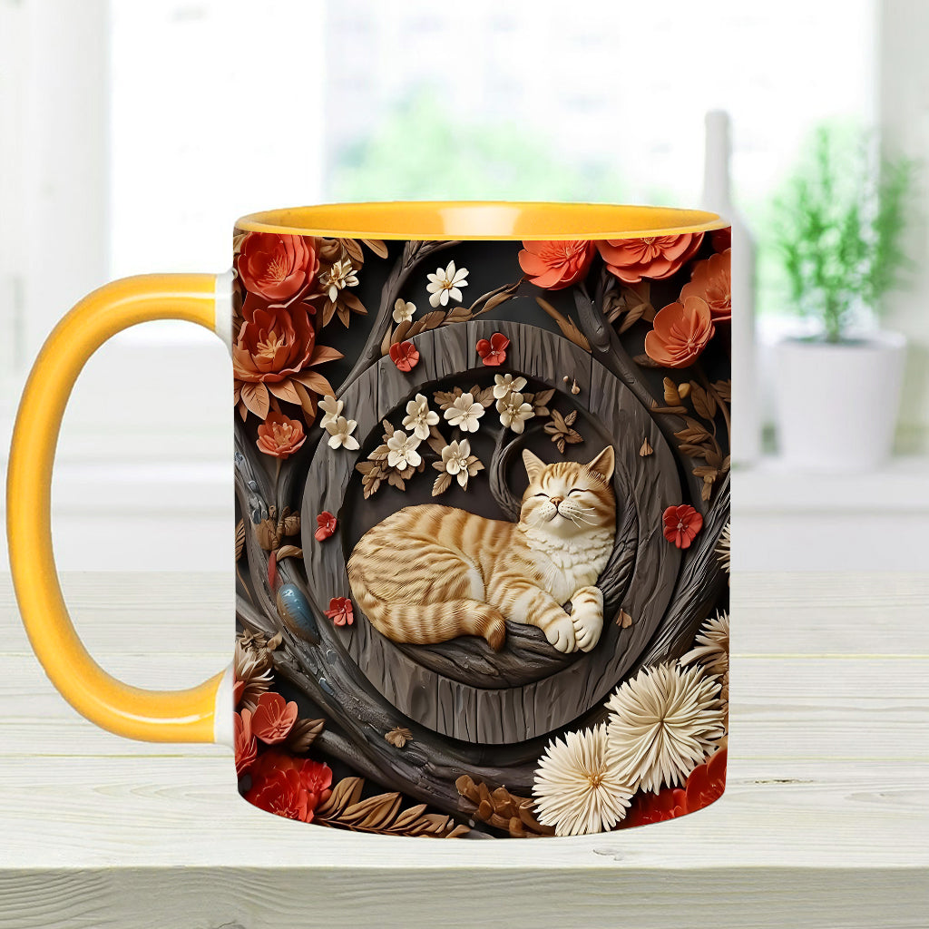 Katzenliebhaber-Tasse mit Katzenmotiv