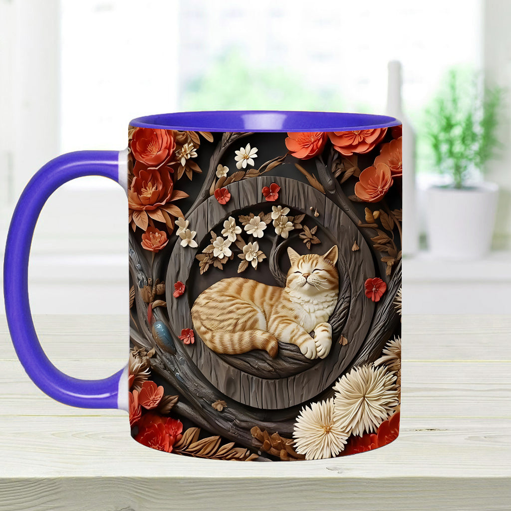 Katzenliebhaber-Tasse mit Katzenmotiv