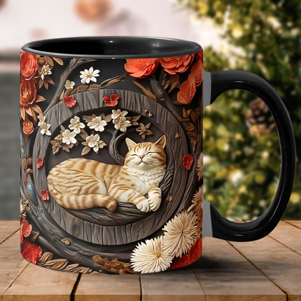 Katzenliebhaber-Tasse mit Katzenmotiv