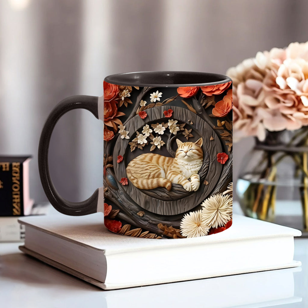 Katzenliebhaber-Tasse mit Katzenmotiv