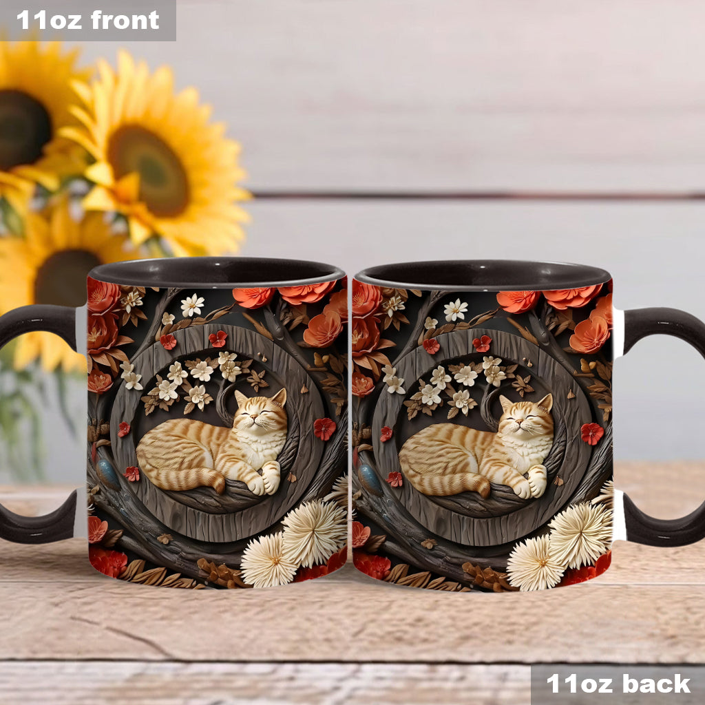 Katzenliebhaber-Tasse mit Katzenmotiv
