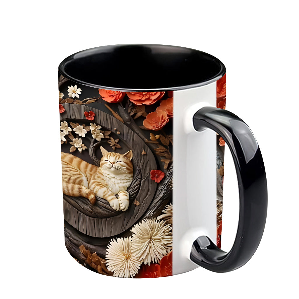 Katzenliebhaber-Tasse mit Katzenmotiv