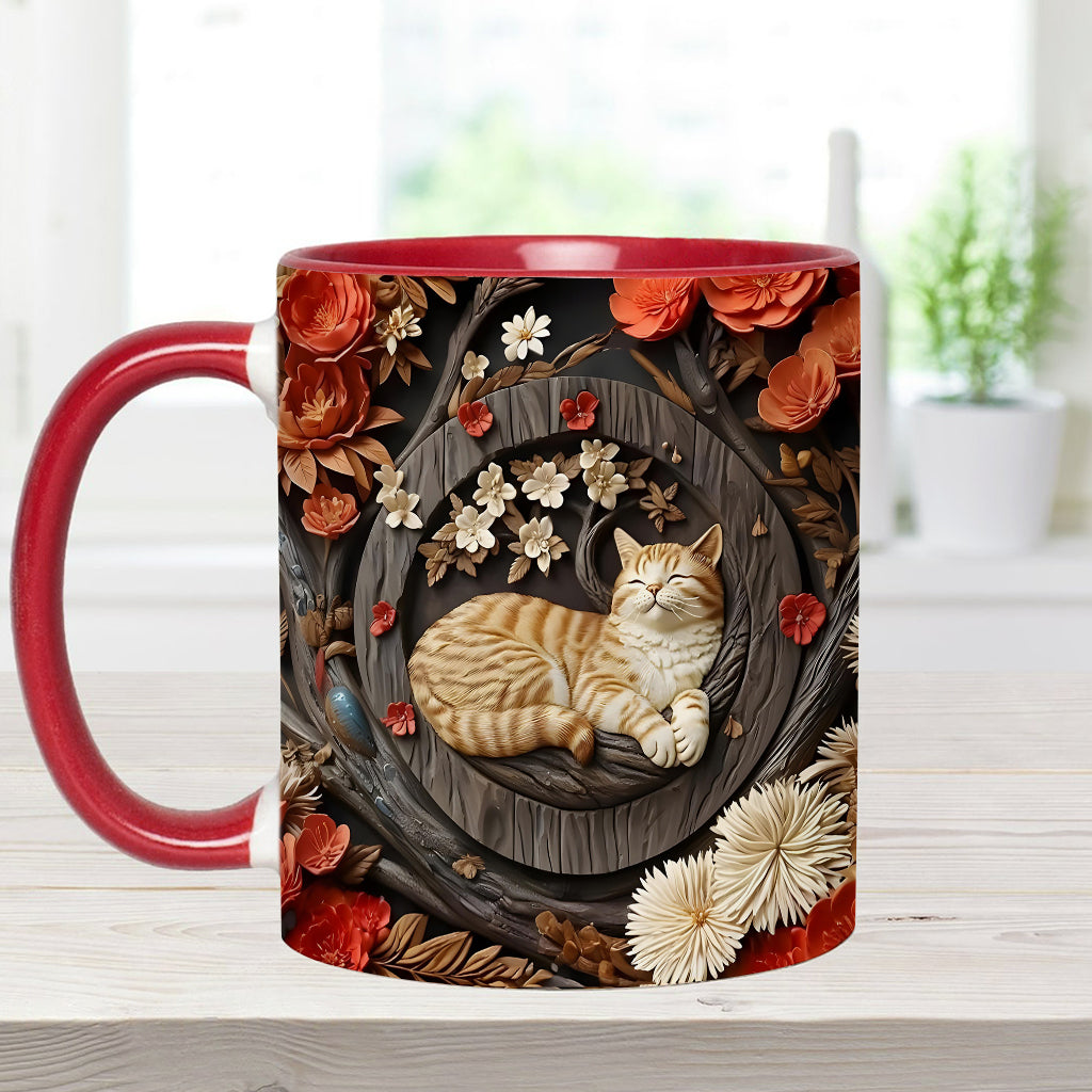 Katzenliebhaber-Tasse mit Katzenmotiv