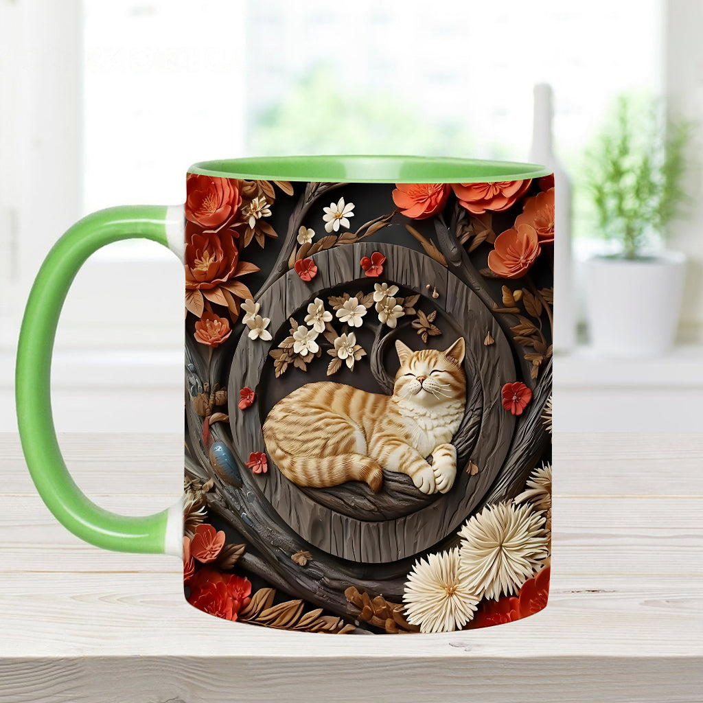 Katzenliebhaber-Tasse mit Katzenmotiv