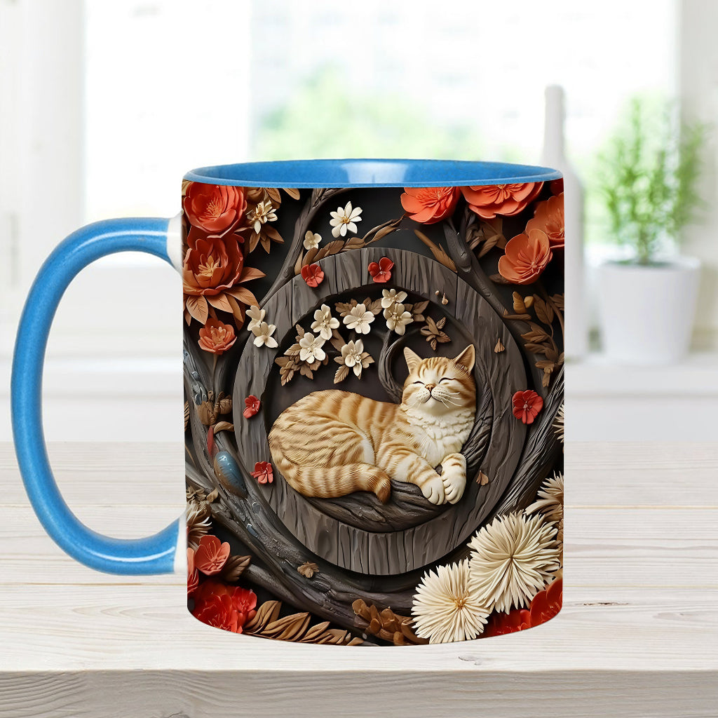 Katzenliebhaber-Tasse mit Katzenmotiv