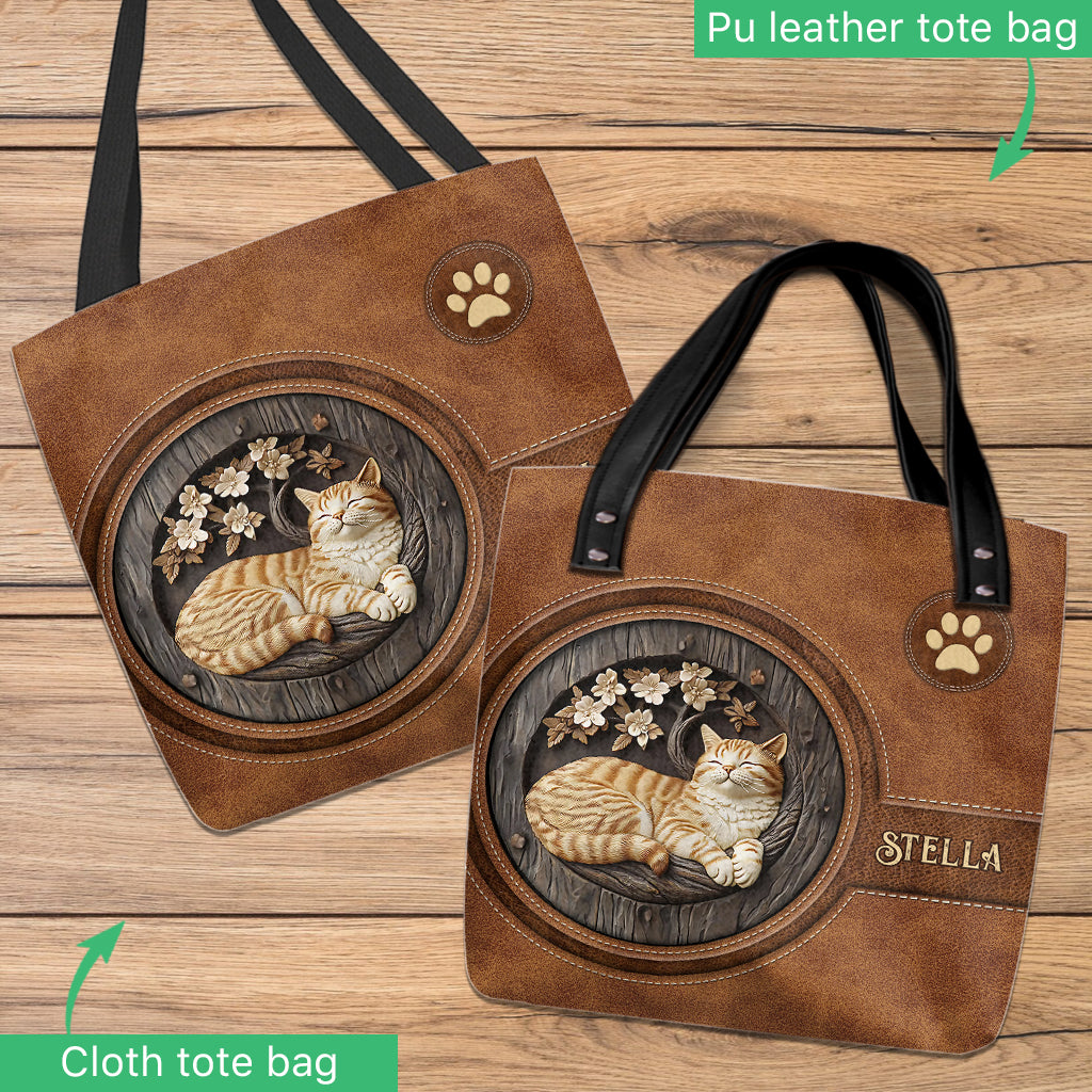 Love Cats - Personalized Cat Tote Bag