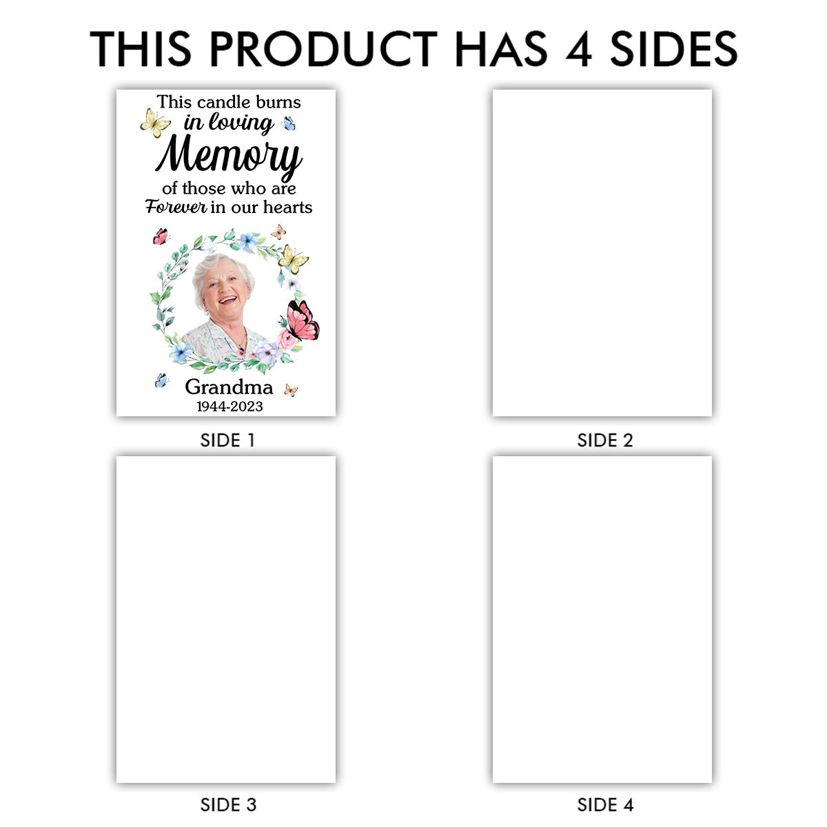 In liebevoller Erinnerung – personalisierte Gedenkkerzenlaterne