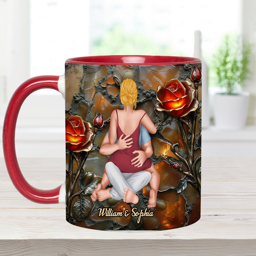 You're Still Hotter Than This Coffee - Personalized Couple Accent Mug
