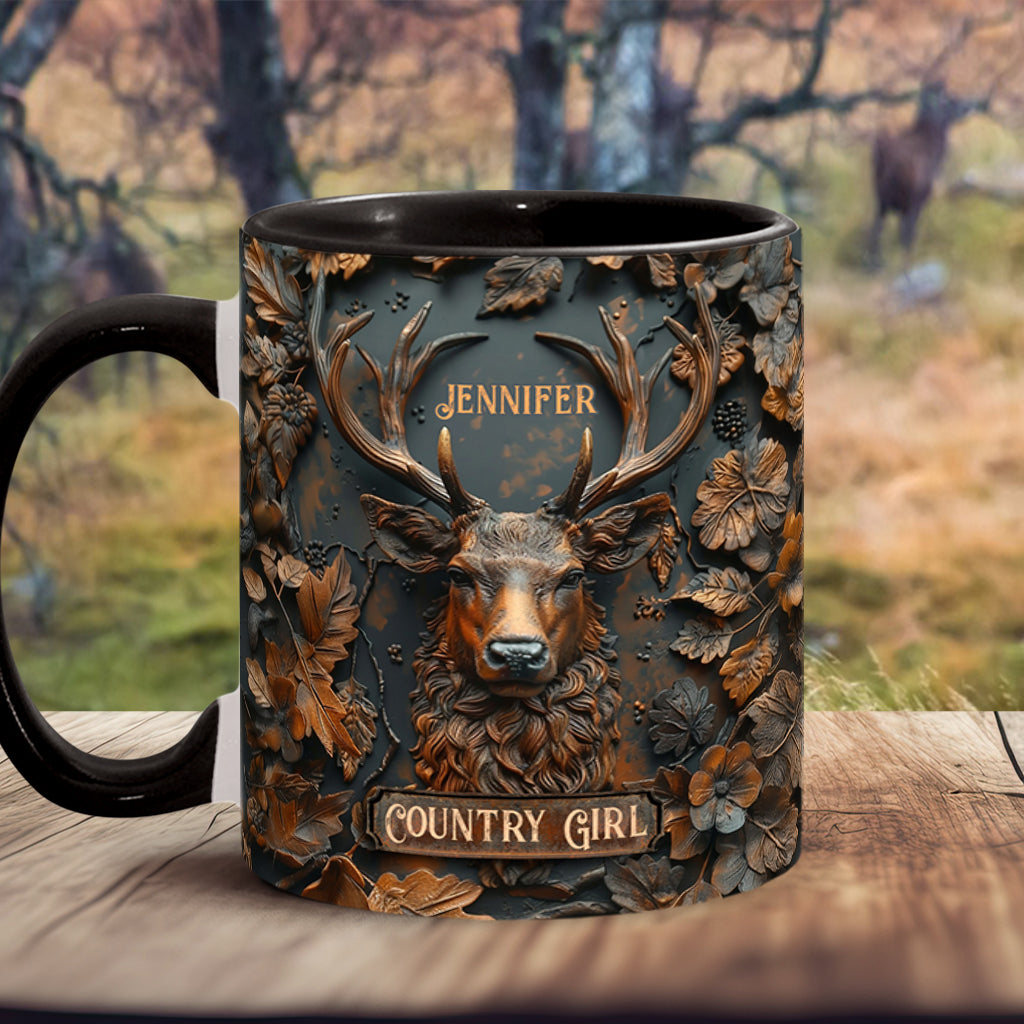 Country Girl - Personalisierte Tasse mit Jagdmotiv