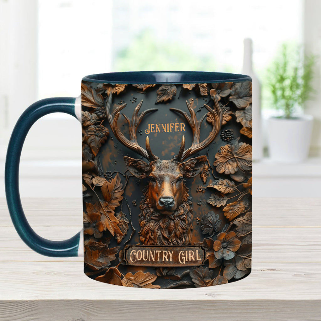 Country Girl - Personalisierte Tasse mit Jagdmotiv