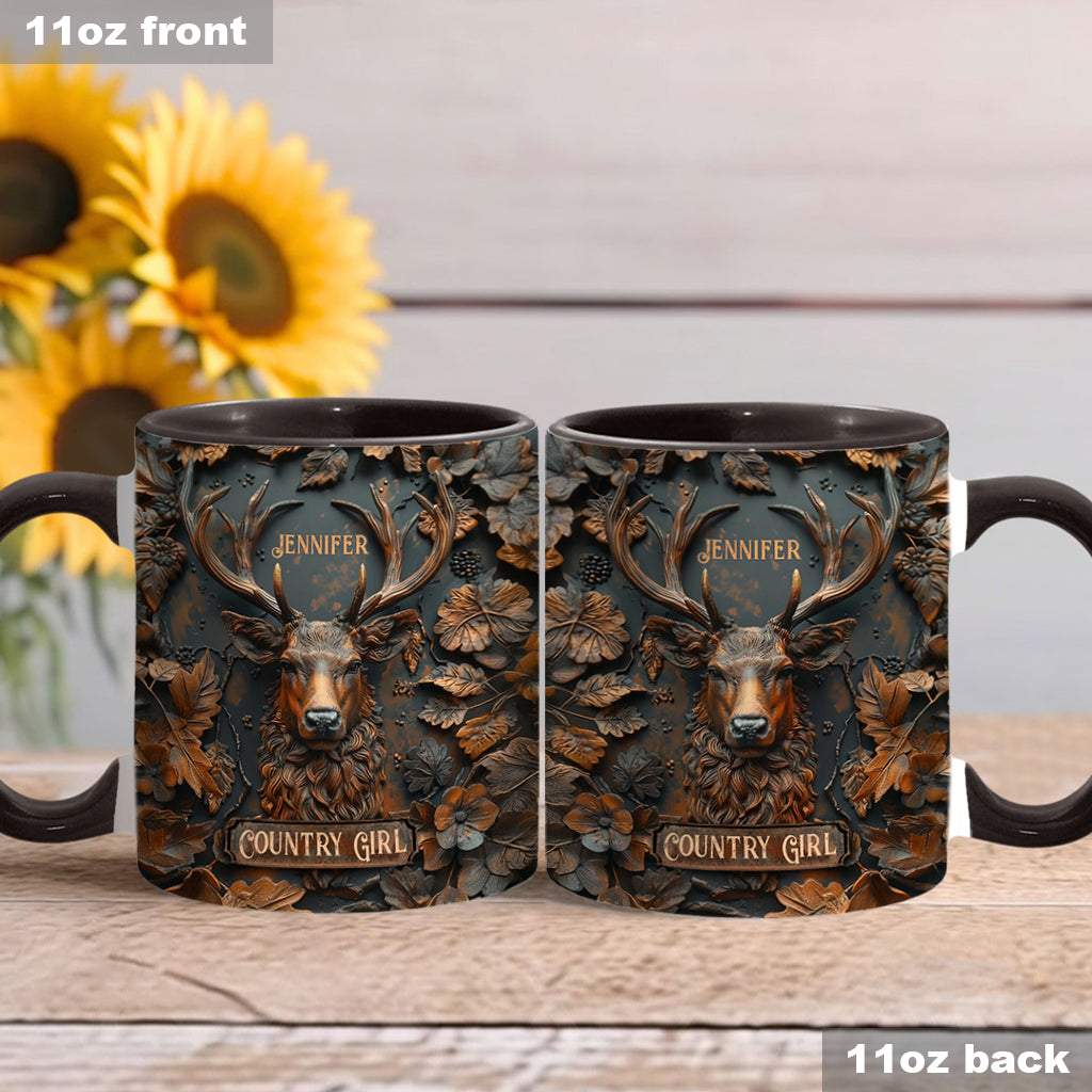Country Girl - Personalisierte Tasse mit Jagdmotiv