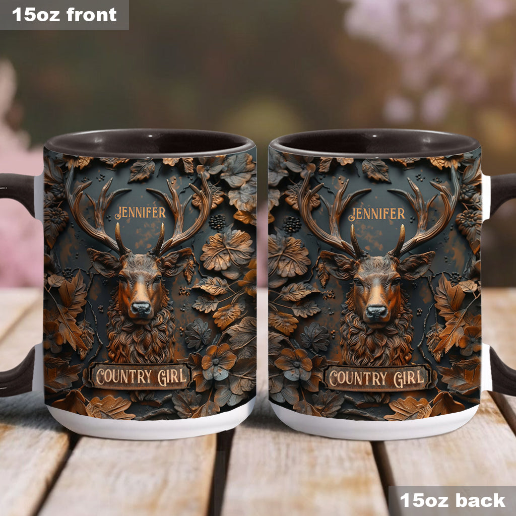Country Girl - Personalisierte Tasse mit Jagdmotiv