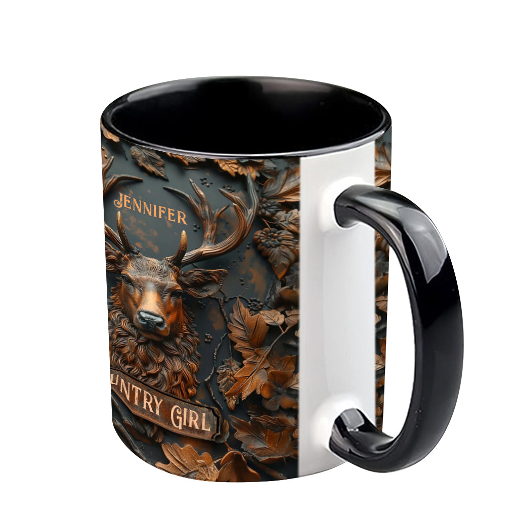 Country Girl - Personalisierte Tasse mit Jagdmotiv