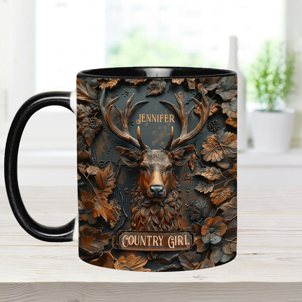 Country Girl - Personalisierte Tasse mit Jagdmotiv