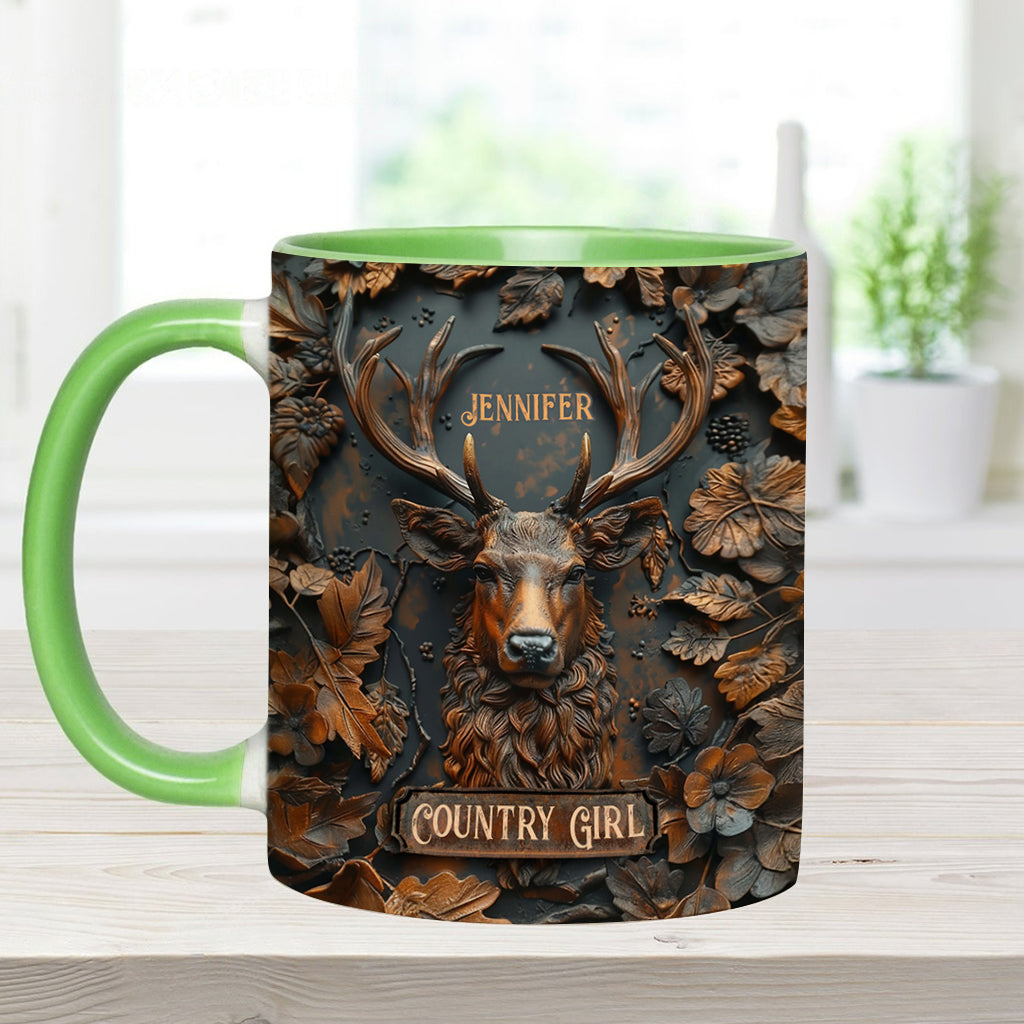 Country Girl - Personalisierte Tasse mit Jagdmotiv