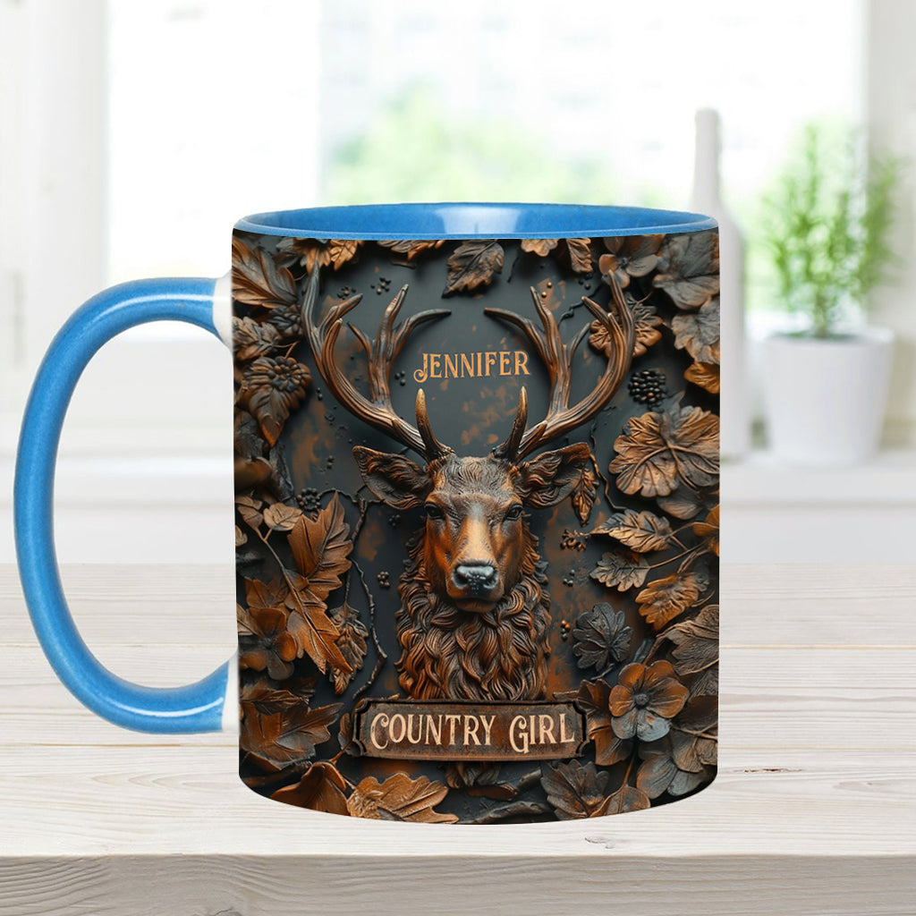 Country Girl - Personalisierte Tasse mit Jagdmotiv