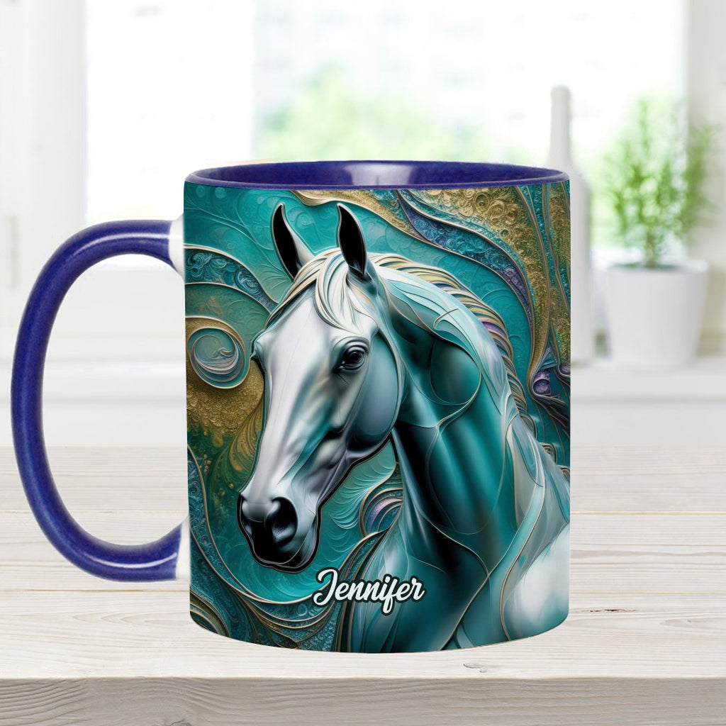 Beautiful Horse - Personalized Horse Accent Mug