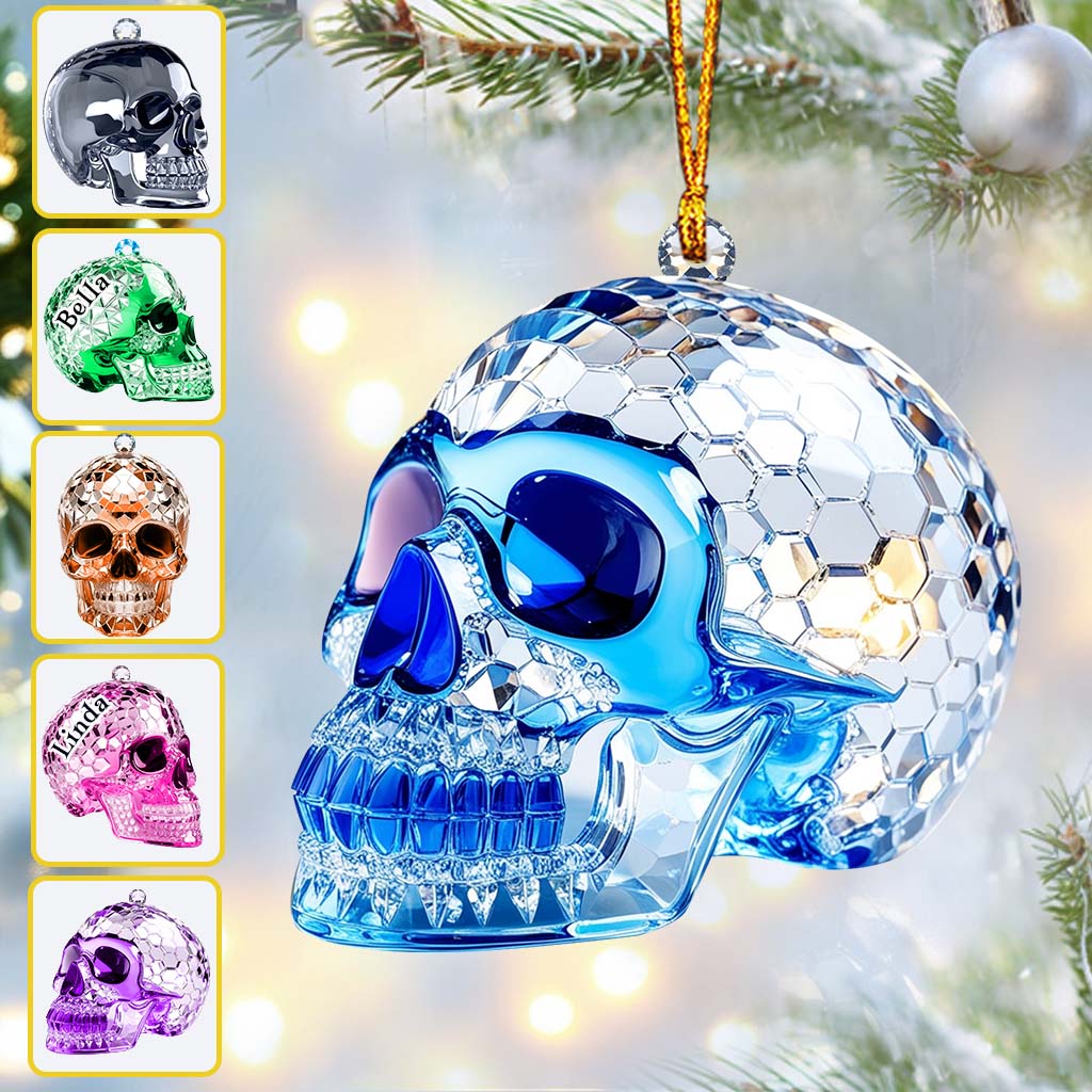Atemberaubender Totenkopf – personalisierter Totenkopf-Anhänger