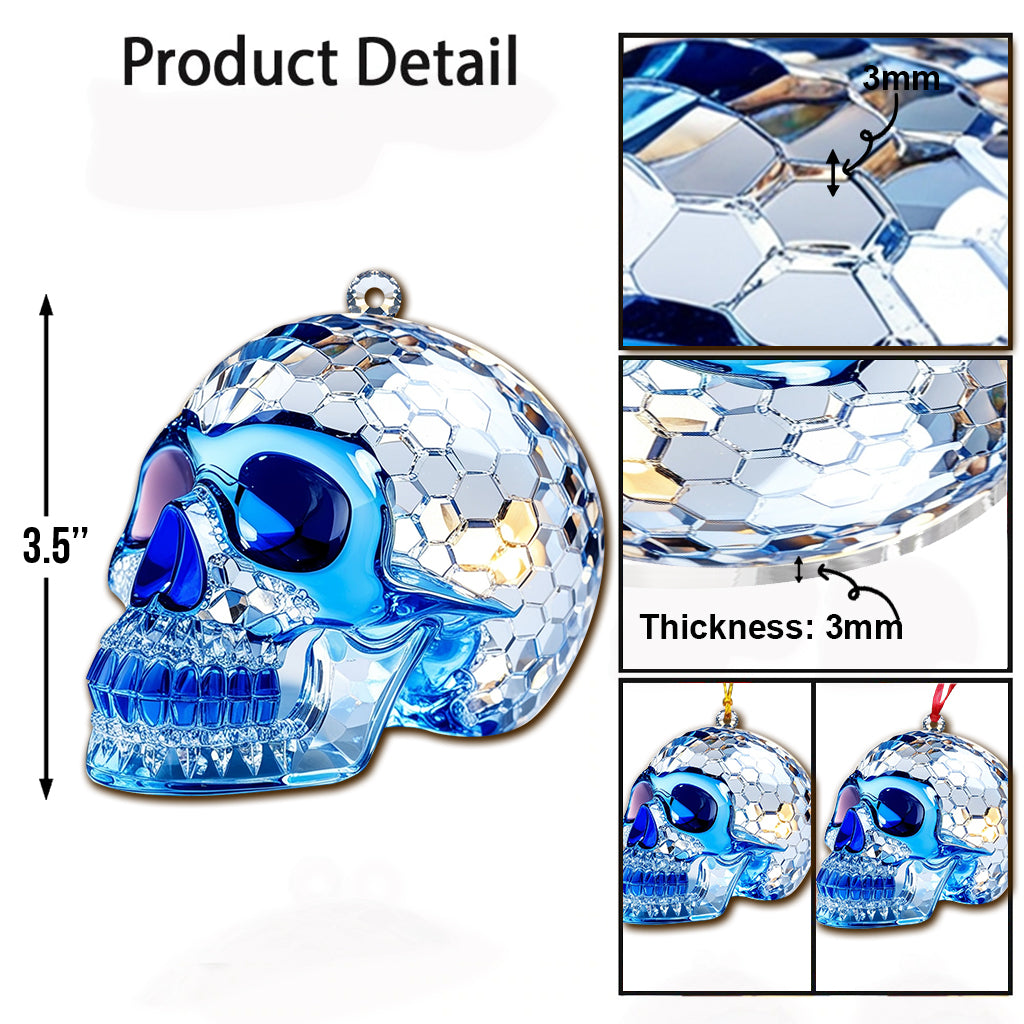 Atemberaubender Totenkopf – personalisierter Totenkopf-Anhänger