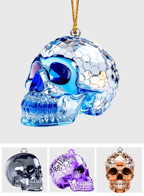 Atemberaubender Totenkopf – personalisierter Totenkopf-Anhänger