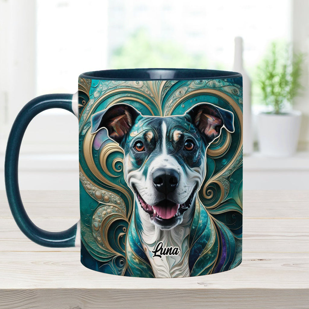 Psychedelisch - Personalisierte Tasse mit Hundemotiv
