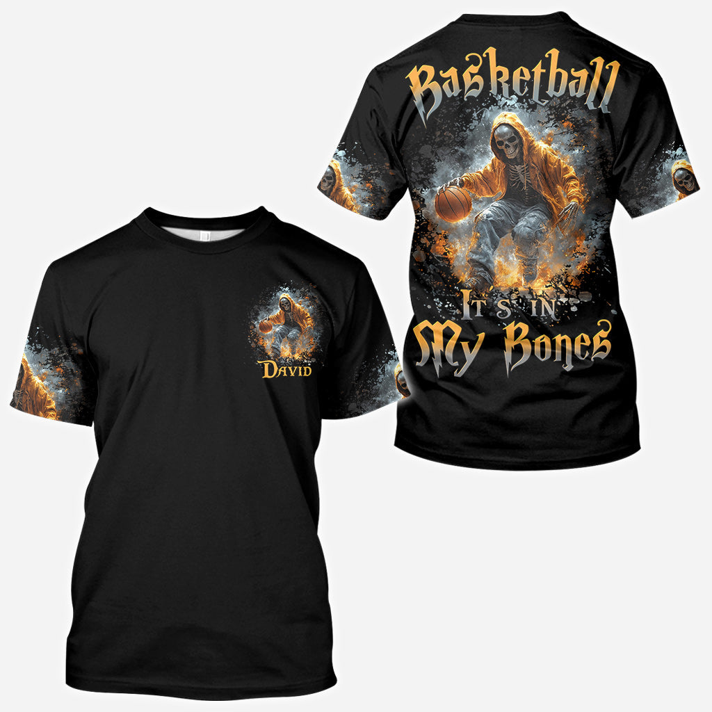 Basketball liegt mir im Blut – Personalisiertes Basketball-Shirt