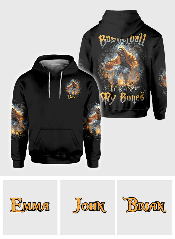 Basketball liegt mir im Blut – Personalisiertes Basketball-Shirt