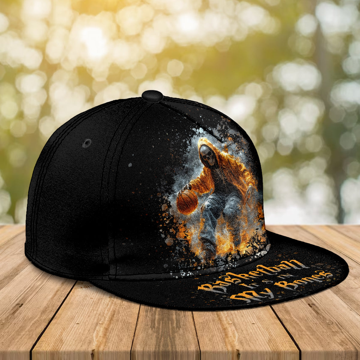 Basketball liegt mir im Blut – personalisierte Basketball-Snapback-Jacke